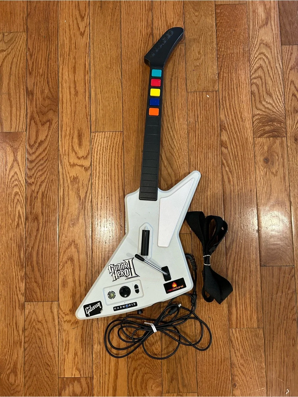 Guitar Hero Xbox 360 X-Plorer Wired Controller RedOctane 95065 For Parts Untest